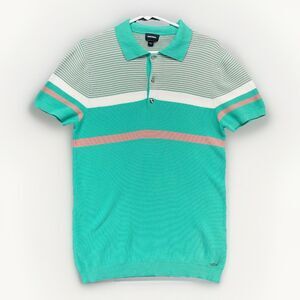 Diesel K-Cortez Knit Polo Shirt Electric Green Men’s Size Large